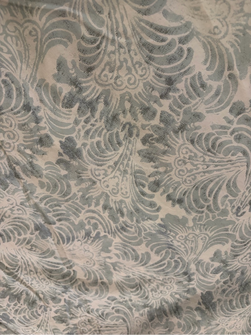 Pottery Barn Mari Floral Duvet Cover Porcelain Blue Full/Queen 2 Std Shams Rare
